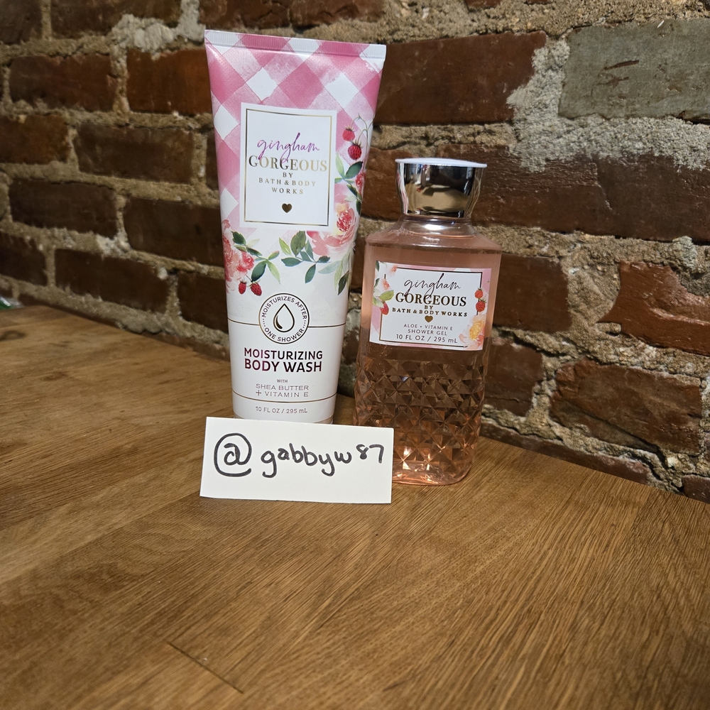 Bath & Body Works Pink Blissful Bath Set